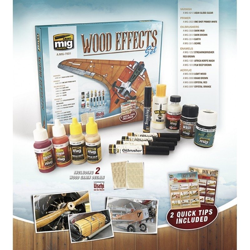 AMMO of Mig Jimenez 7801 WOOD EFFECTS SET – Bild 2