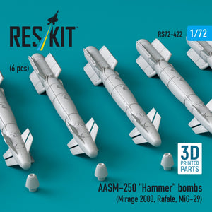 RESKIT RS72-0422 SUU-11B/A Minigun for 7.62mm (1 pcs) (3D printed) 1/72 – immagine 2
