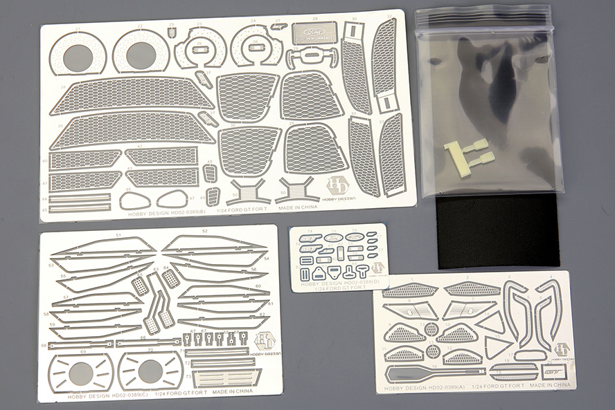 Hobby Design HD02-0389 Photoetch Detail-Up Set for Ford GT Tamiya 1/24 – immagine 2