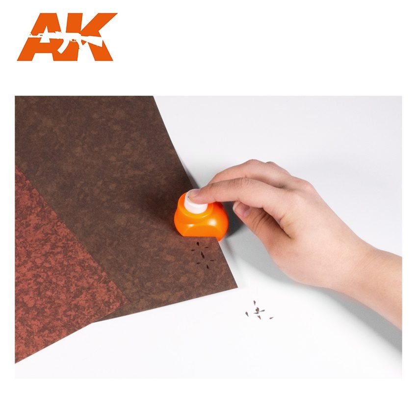 AK Interactive AK8147 PUNCHING LEAVES SHEETS SET – zdjęcie 3