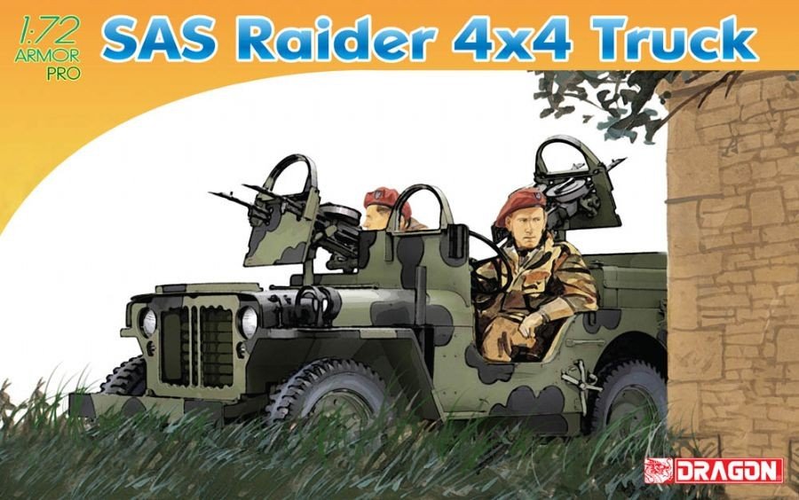 Camion Dragon 7481 SAS Raider 4x4 (1/72)