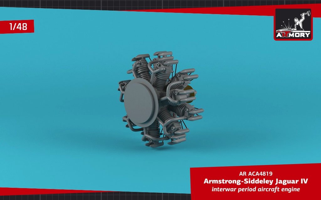 Armory Models ACA4819 AS Jaguar-IV aircraft engine 1/48 – image 5