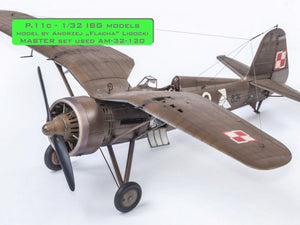 Master AM-32-120 PZL P.11c - detail set - wz. 33 rifle barrels, sights and Venturi nozzle (for IBG model) 1/32 – obrázek 4
