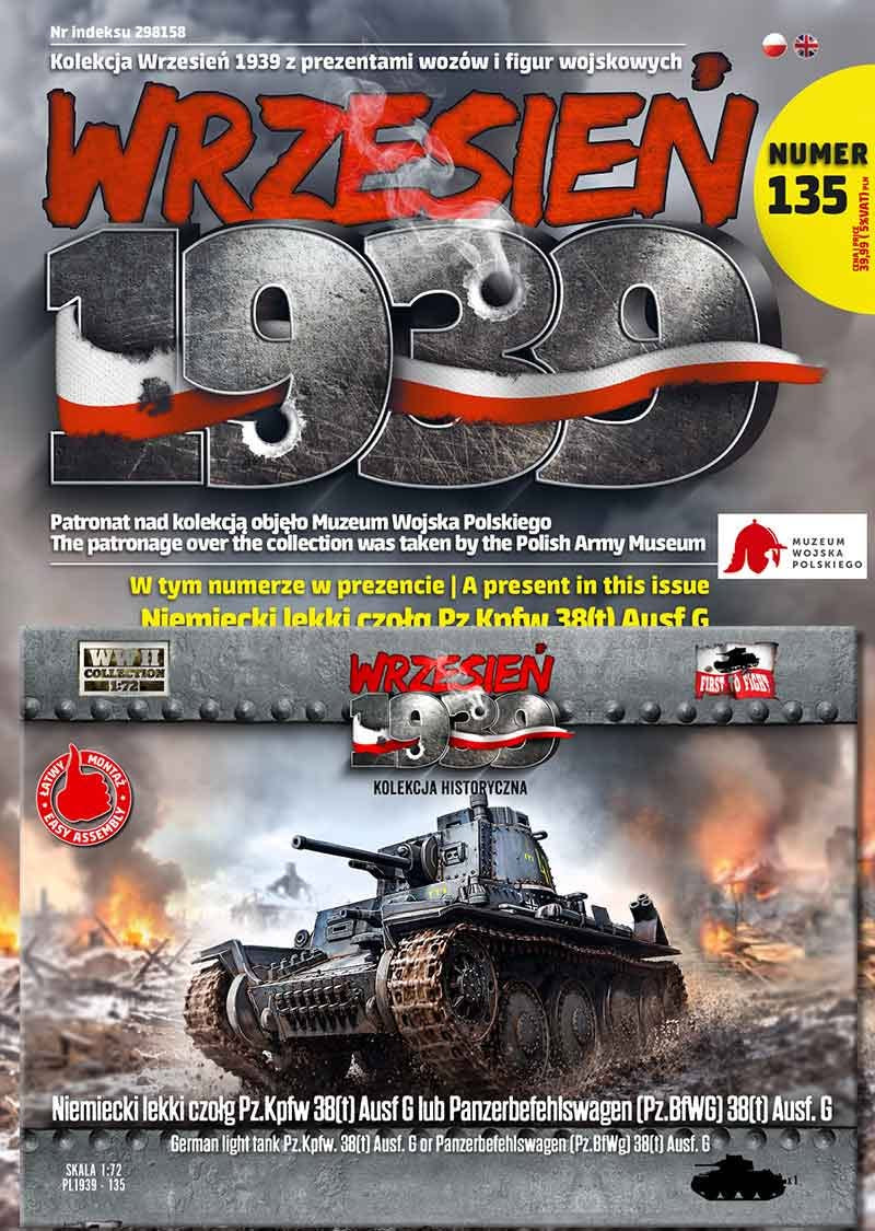 First To Fight PL135 German Light Tank Pz.Kpfw. 38(t) Ausf. G / Pz.BfWg 38(t) Ausf. G 1/72