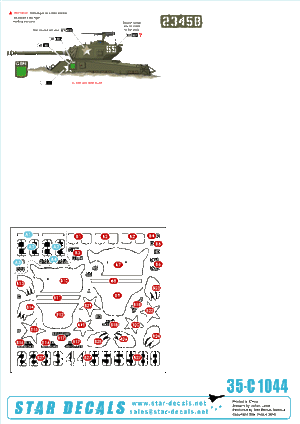 Star Decals 35-C1044 Korean War M4A3E8 Sherman 1/35 – Bild 2