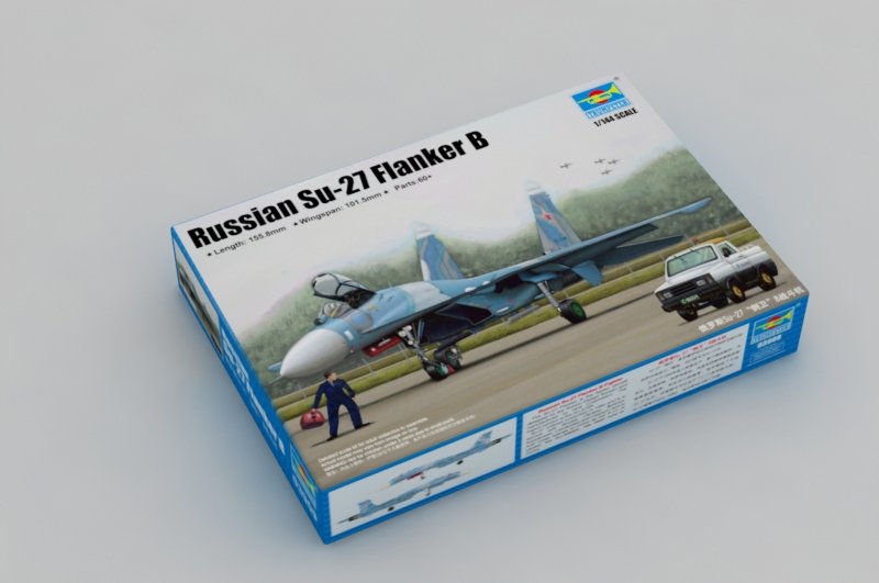 Trumpeter 03909 Russian Su-27 Flanker B 1/144 – obrázek 2