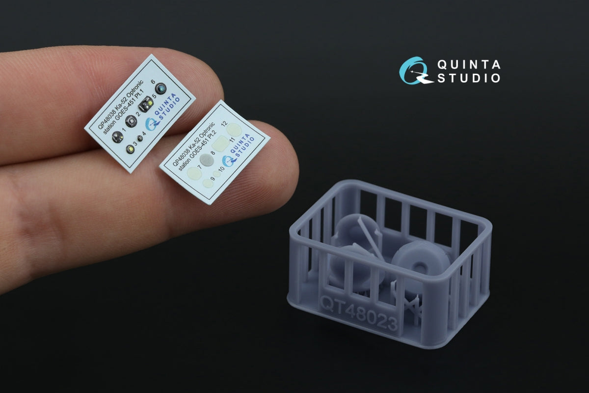 Quinta Studio QP+48038 Ka-52 Optronic station GOES-451 (Zvezda) 1/48 – immagine 7