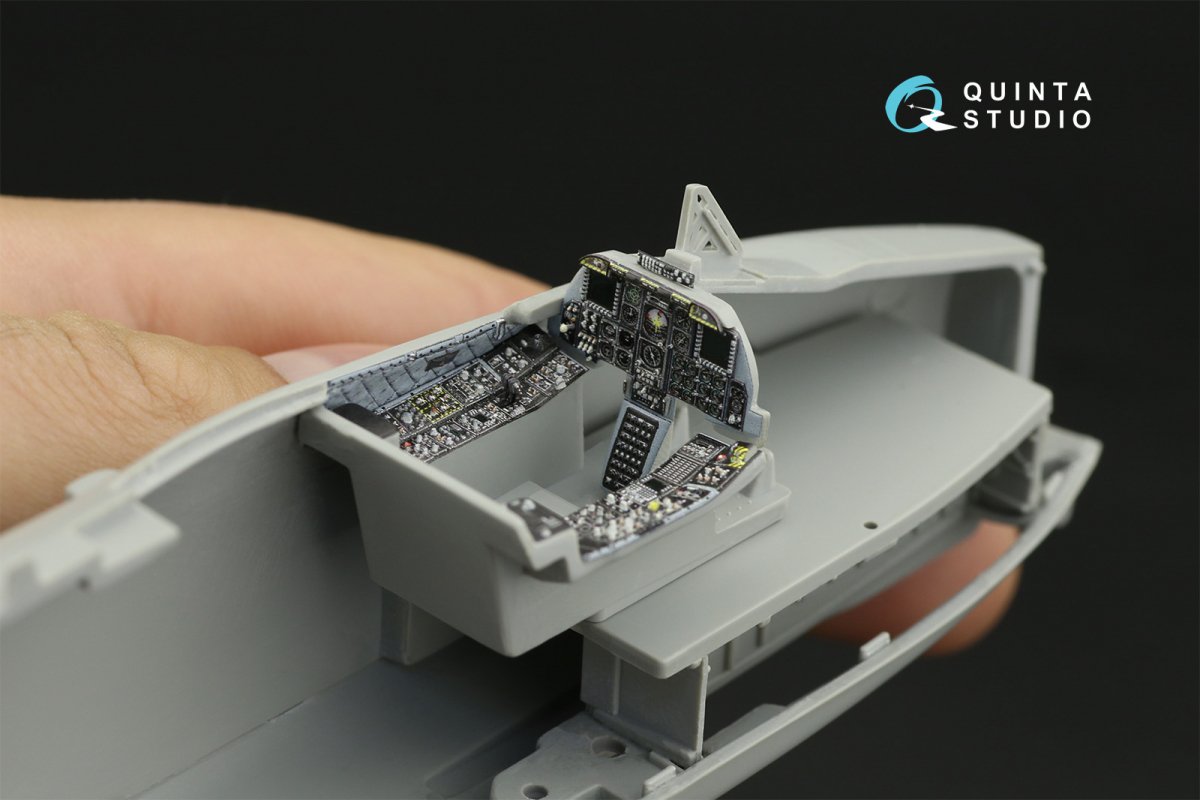 Quinta Studio QD48196 A-10C 3D-Printed &amp;amp; colored Interior on decal paper (for Italeri ) 1/48 – imagen 15
