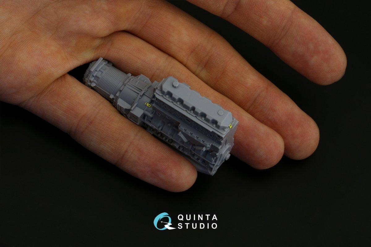 Quinta Studio QDS-35068 KAMAZ-43509 3D-Printed &amp;amp; colored Interior on decal paper (Zvezda) (Small version) 1/35 – image 2