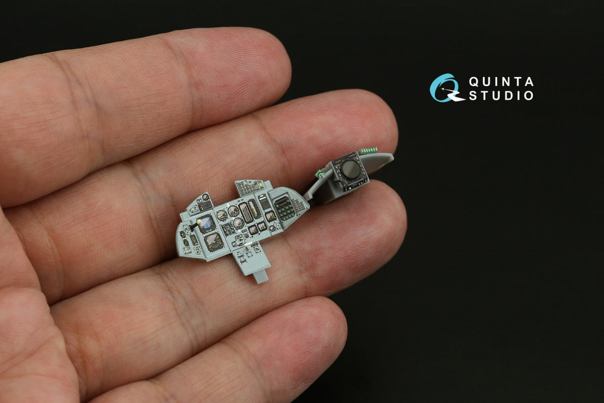 Quinta Studio QD48573 MiG-31M 3D-Printed &amp;amp; colored Interior on decal paper (Hobby Boss) 1/48 – imagen 9