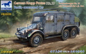 Bronco CB35220 German Krupp Protze Kfz. 19 Radio Command Car 1/35