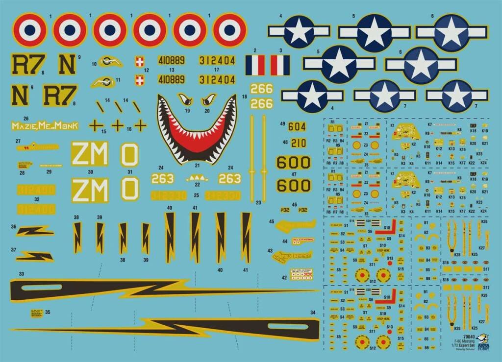 Arma Hobby 70040 F-6C Mustang™ Expert Set 1/72 – Bild 3
