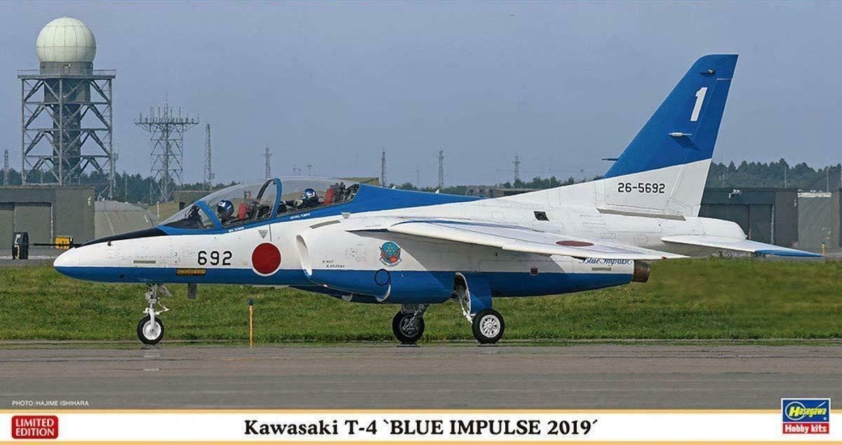 Hasegawa 07480 Kawasaki T-4 "Blue Impulse 2019" 1/48
