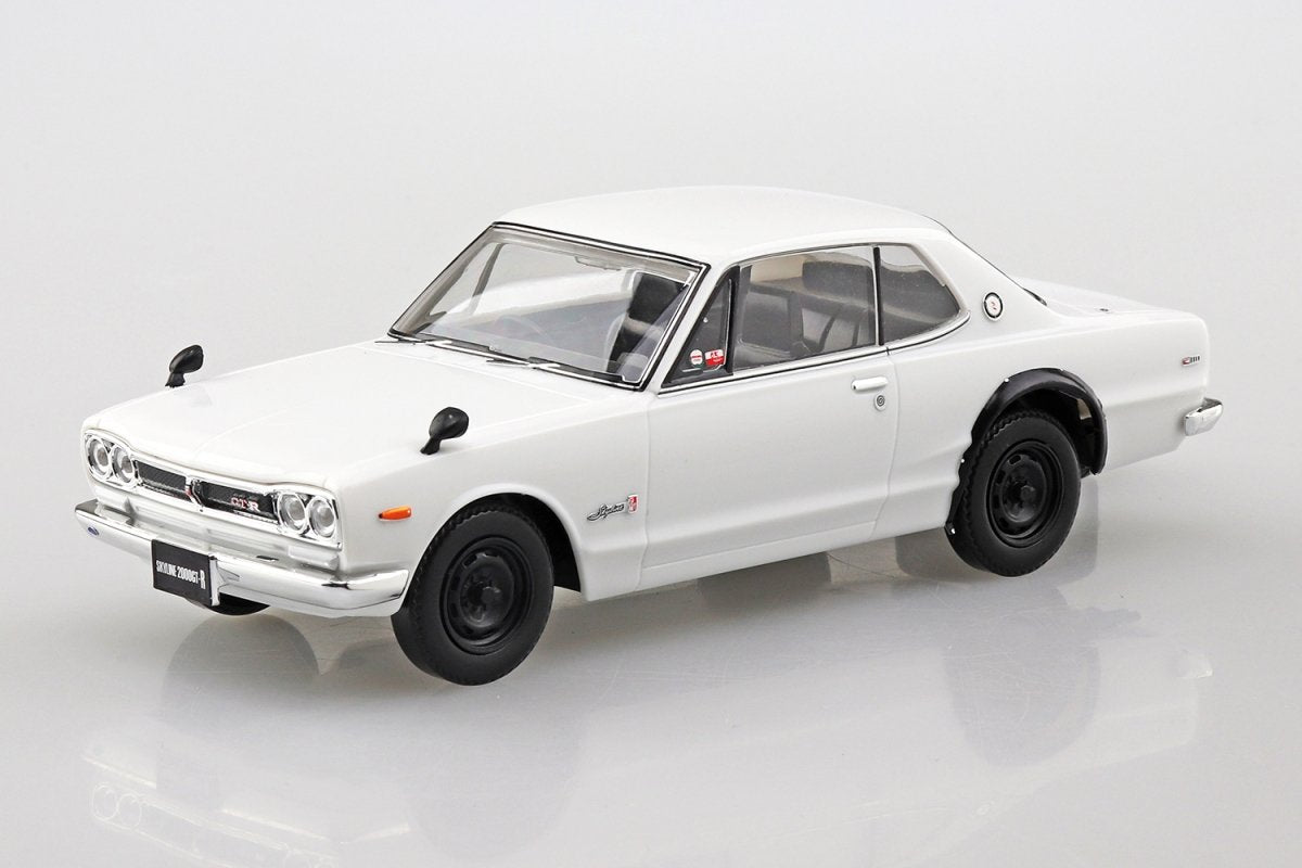 Aoshima 05883 Nissan Skyline 2000 GT-R (White) 1/32 – Bild 2