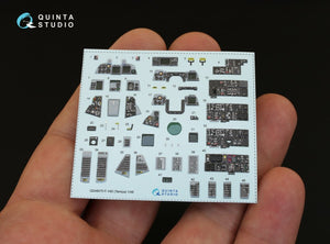 Quinta Studio QD48070 F-14D 3D-Printed &amp;amp; colored Interior on decal paper (for Tamiya kit) 1/48 – image 2