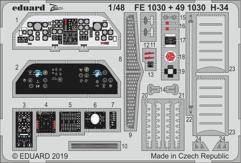 Eduard 491030 H-34 1/48 GALLERY MODELS