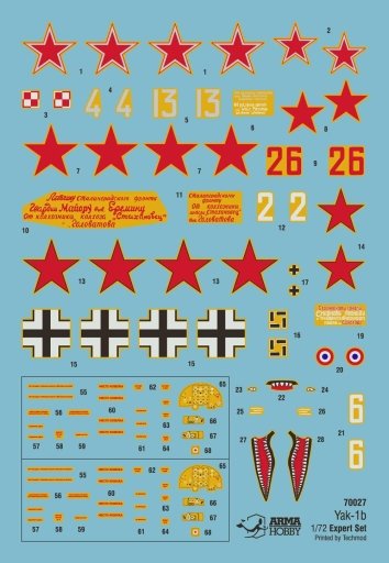 Arma Hobby 70027 Yakovlev Yak-1b Expert Set 1/72 – Bild 16