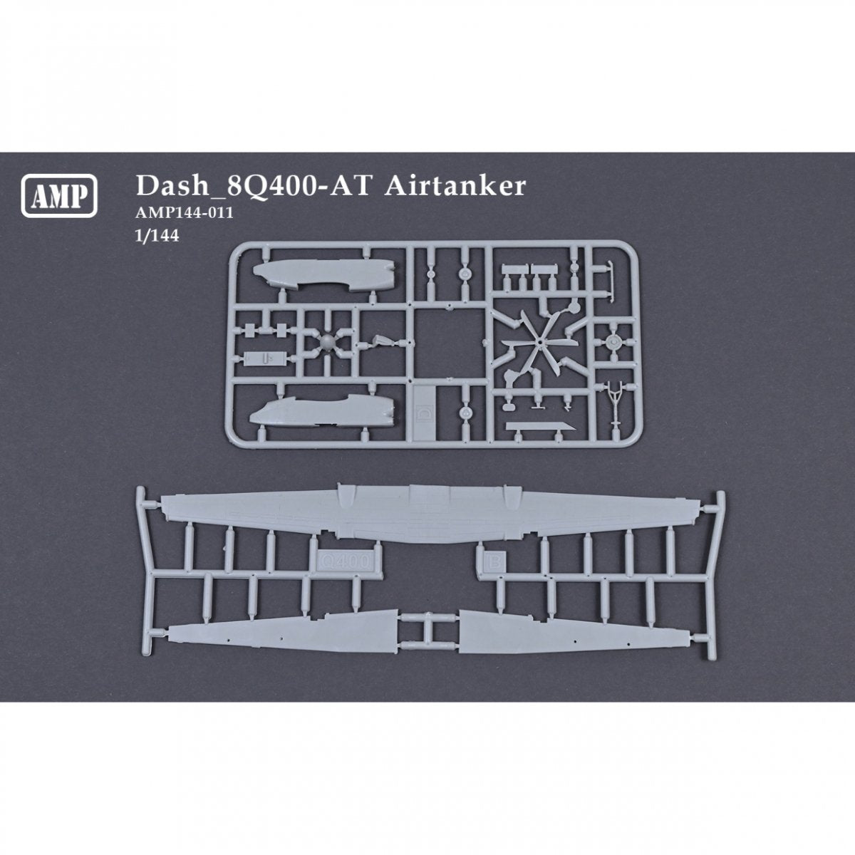 AMP 144011 Dash 8Q400-AT Airtanker - Canadian Short Range Commuter Airliner 1/144 – image 3