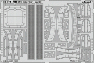 Eduard 32371 MH-60S interior 1/35 ACADEMY – Bild 3