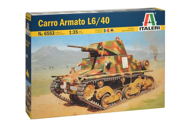 Italeri 6553 CARRO ARMATO L6/40 1/35