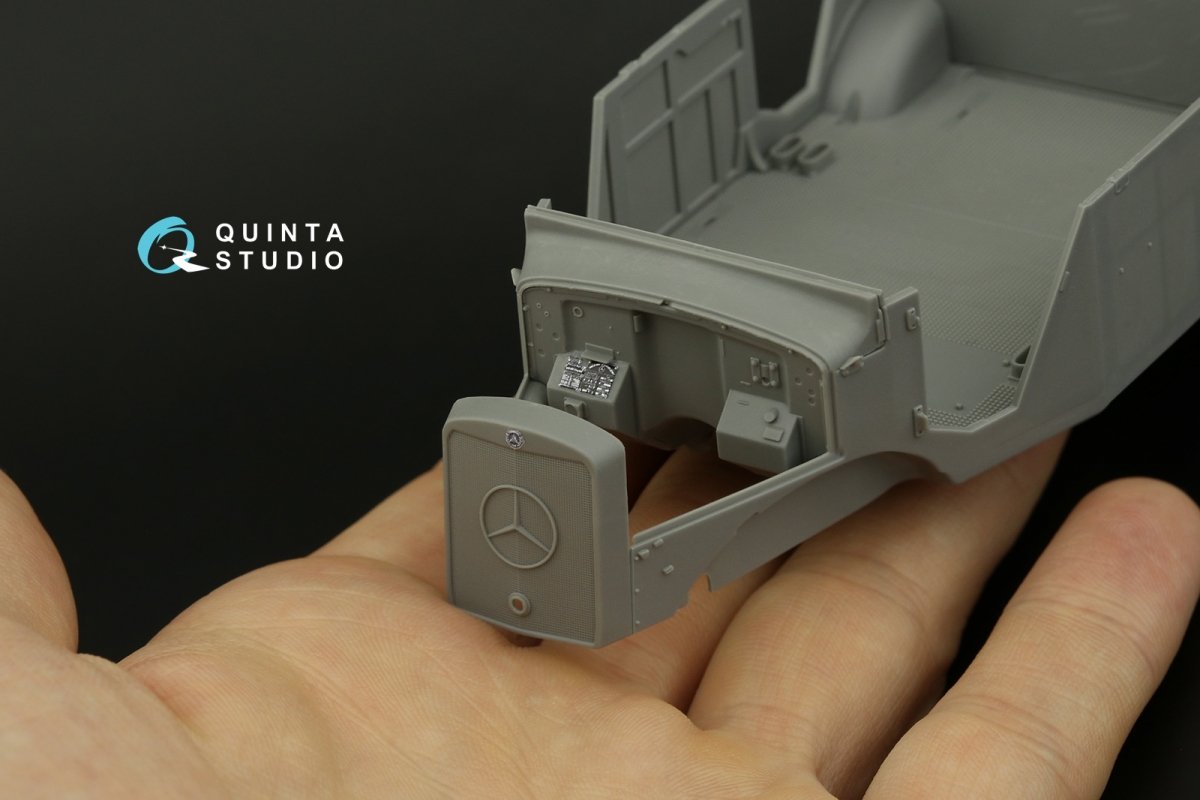 Quinta Studio QD35071 Mercedes-Benz L1500A 3D-Printed &amp;amp; colored Interior on decal paper (MiniArt) 1/35 – Bild 8