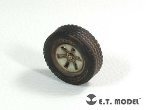 ET Model ER35-031 Technical Pick up Truck Weighted Road Wheels For MENG 1/35 – Bild 2