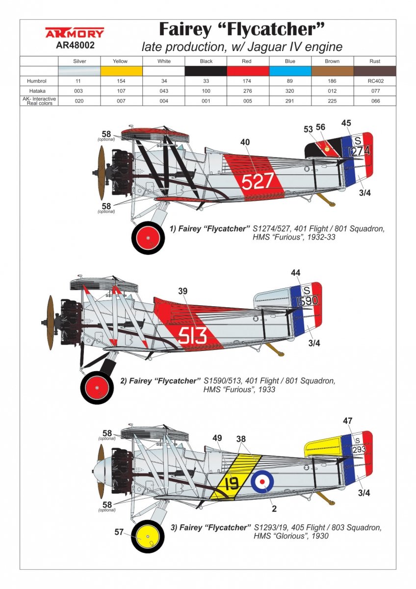 Armory Models 48002 Fairey Flycatcher British interwar FAA Fighter, late version, w/ Jaguar-IV engine 1/48 – image 6