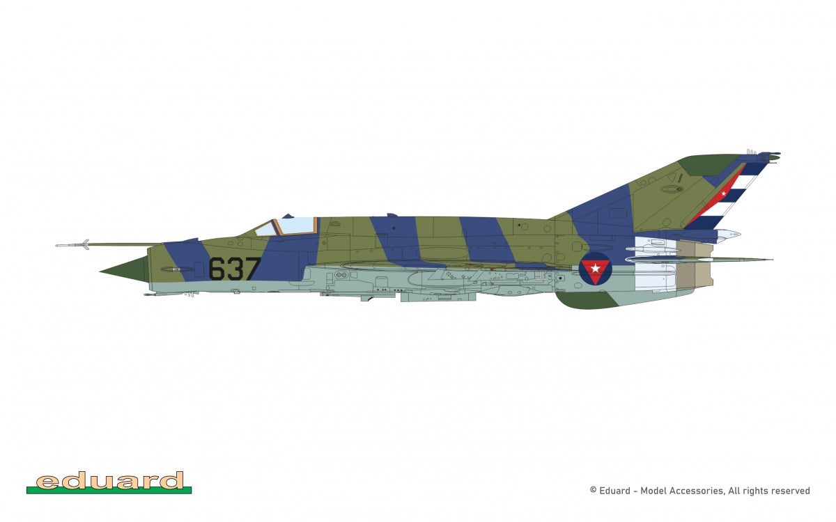 Eduard 2151 MiG-21bis DUAL COMBO 1/72 – obrázek 10
