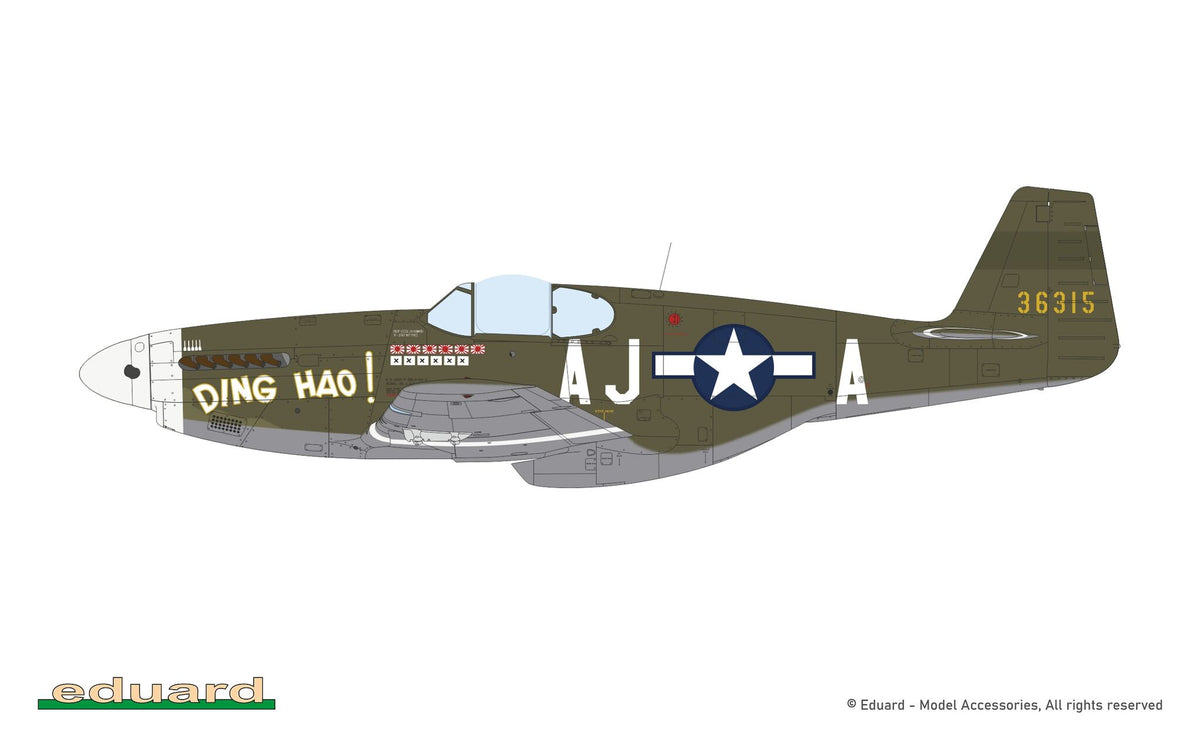Eduard 932013 North American P-51 B Mustang (Malcolm Hood Canopy) Hybrid Edition 1/32 – image 3