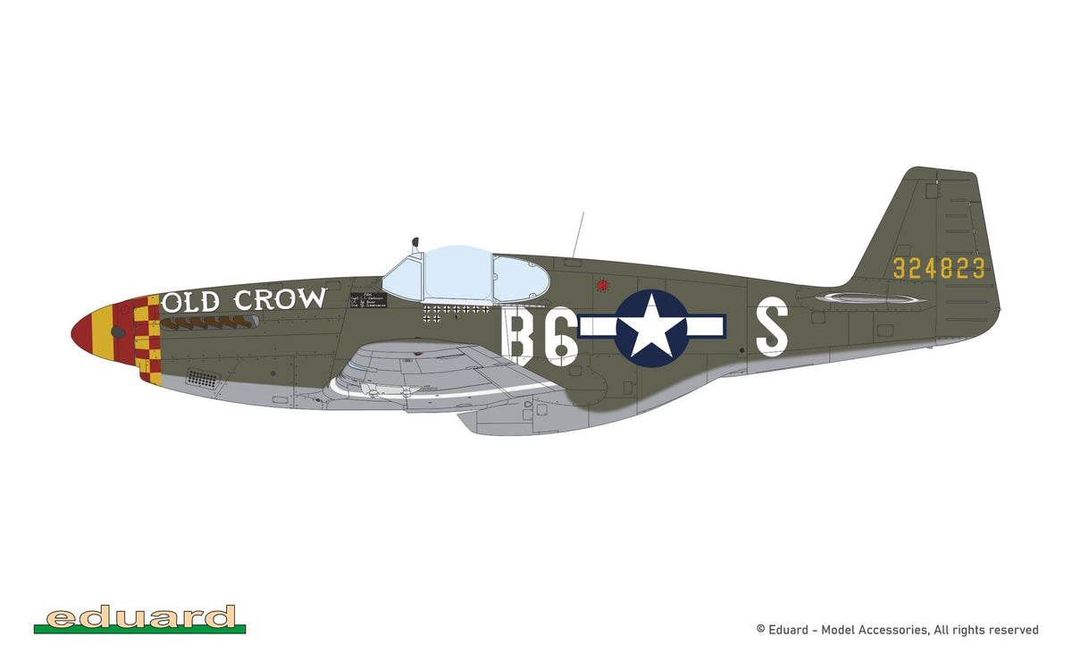Eduard 932013 North American P-51 B Mustang (Malcolm Hood Canopy) Hybrid Edition 1/32 – image 5