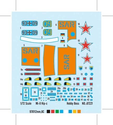 Hobby Boss 87221 Mi-8T Hip-C 1/72 – immagine 2