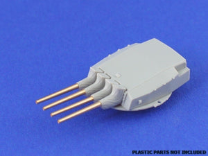 Aber 1/700L-02 Set of 8 pcs 380 mm short barrels for turrets with antiblast covers ships Richelieu, Jean Bart 1/700 – Bild 2