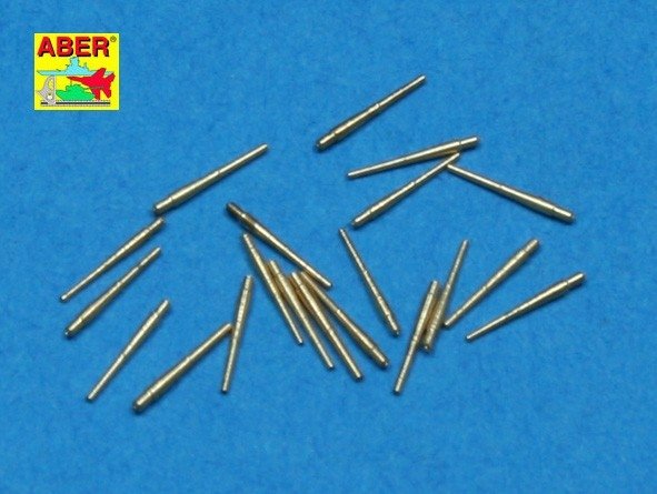 Aber 1/700L-21 Ensemble de 20 canons universels de 102 mm pour navires de la Royal Navy à l'échelle 1/700