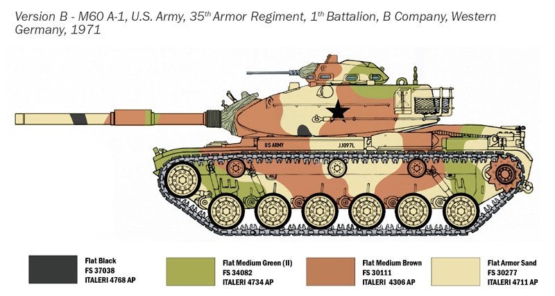 Italeri 7075 M60A1 1/72 – immagine 6