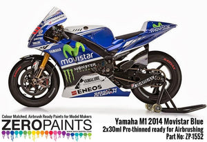 Zero Paints ZP-1552 Yamaha M1 2014 Movistar Blue Paint Set 2x30ml – obrázek 3