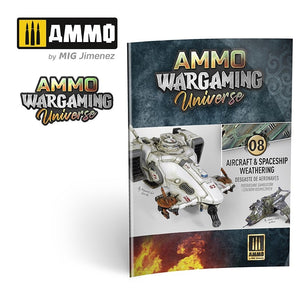Ammo of Mig 6927 AMMO WARGAMING UNIVERSE Book 08 - Aircraft and Spaceship Weathering (English, Castellano, Polish)