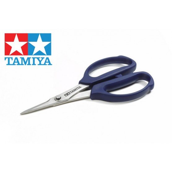 Tamiya 74124 Plastic - Soft Metal Scissors, Scissors for plastic and metal