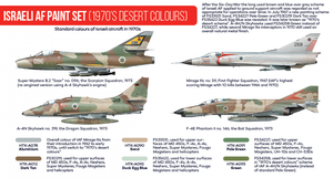 Hataka HTK-AS12 Israeli AF paint set (1970&amp;#39;s desert colors) (6x17ml) – image 2