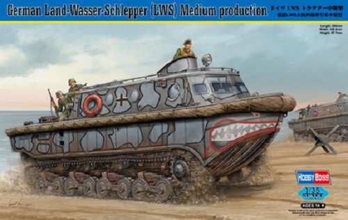 Hobby Boss 82433 Land-Wasser-Schlepper allemand (LWS) Production moyenne (1/35)