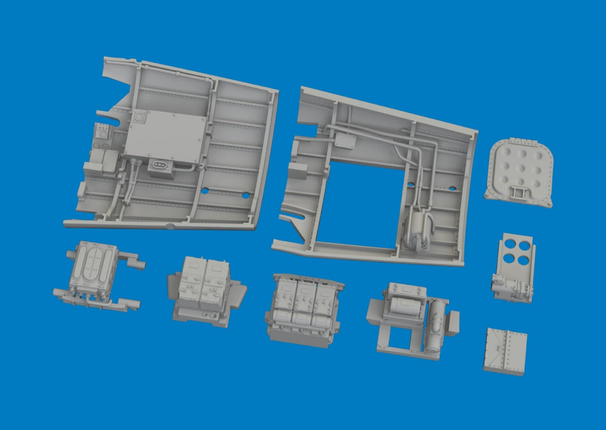 Eduard 6481066 P-40E radio compartment PRINT Eduard 1/48 – obrázek 3