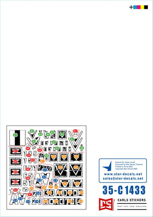 Star Decals 35-C1433 War in Ukraine #27 Russian T-80BVM in Ukraine. 1/35 – obrázek 2