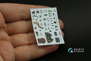 Quinta Studio QD48144 Spitfire PR.XIX 3D-Printed &amp;amp; colored Interior on decal paper (Airfix) 1/48 – image 6