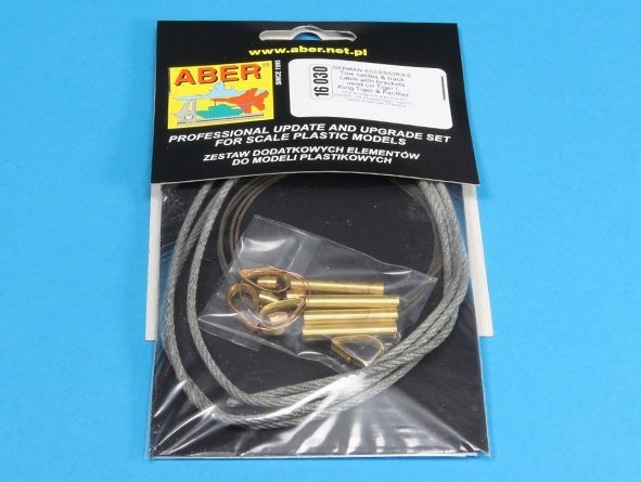 Aber 16030 Tow cables and track cables with brackets used on Tiger I, King Tiger and Panther (1/16) – imagen 5