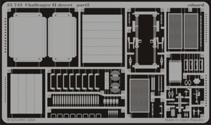 Eduard 35743 Challenger II desert 1/35 Tamiya – image 2
