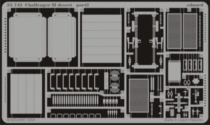 Eduard 35743 Challenger II desert 1/35 Tamiya – image 2