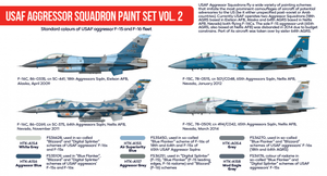 Hataka HTK-AS30 USAF Aggressor Squadron paint set vol. 2 (6x17ml) – obrázek 2