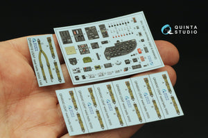 Quinta Studio QD48494 B-26B/C Marauder 3D-Printed colored Interior on decal paper (ICM) 1/48 – obrázek 4