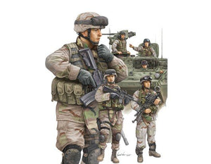 Trumpeter 00424 Modern US Army Armor Crewman/Infantry (1/35)