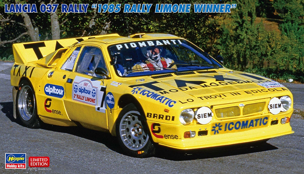 Hasegawa 20806 Lancia 037 Rally "1985 Rally Limone Winner" 1/24