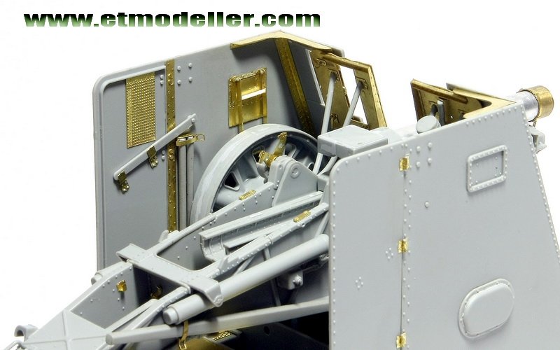 ET Model E35-007 WWII German Pz.Kpfw.I Ausf.B 15cm &amp;quot;BISON&amp;quot; (For DRAGON 6259) (1/35) – obrázek 9